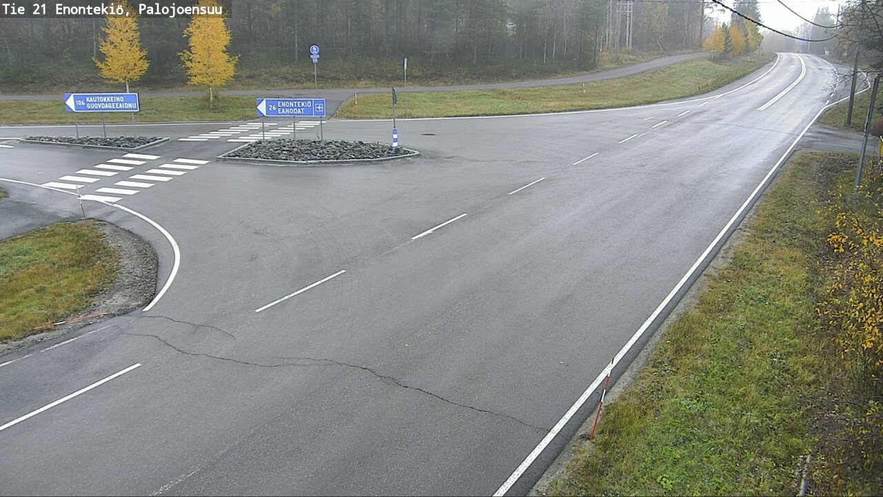 Weather Camera Image Road 21 Enontekiö, Palojoensuu, Enontekiö, Lappi