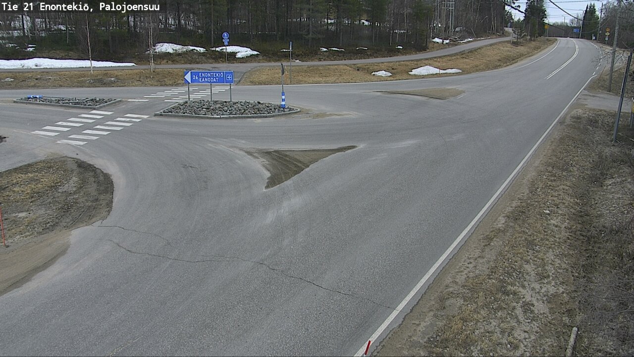 Weather Camera Image Väg 21 Enontekis, Palojoensuu, Enontekiö, Lappi