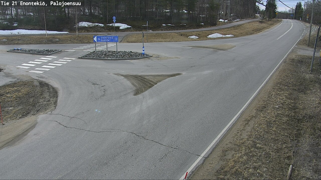 Weather Camera Image Väg 21 Enontekis, Palojoensuu, Enontekiö, Lappi