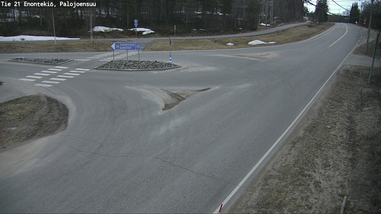 Weather Camera Image Väg 21 Enontekis, Palojoensuu, Enontekiö, Lappi