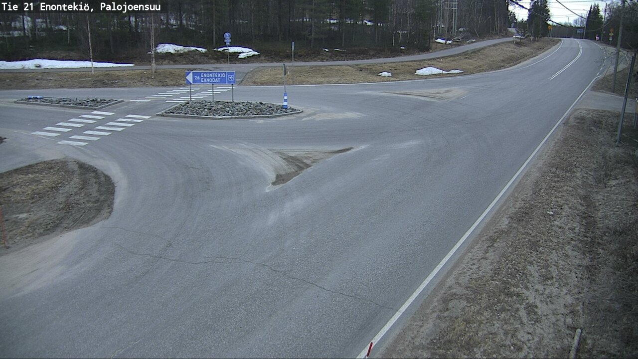 Weather Camera Image Väg 21 Enontekis, Palojoensuu, Enontekiö, Lappi