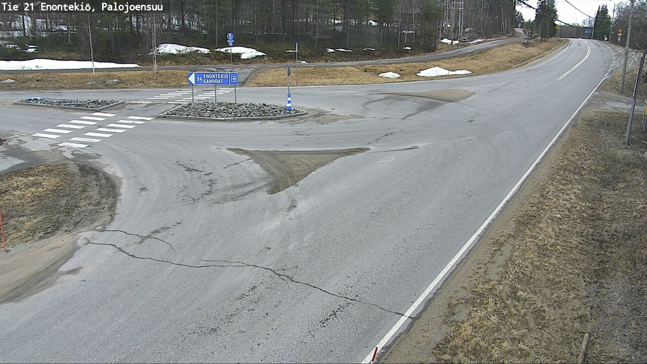 Weather Camera Image Väg 21 Enontekis, Palojoensuu, Enontekiö, Lappi