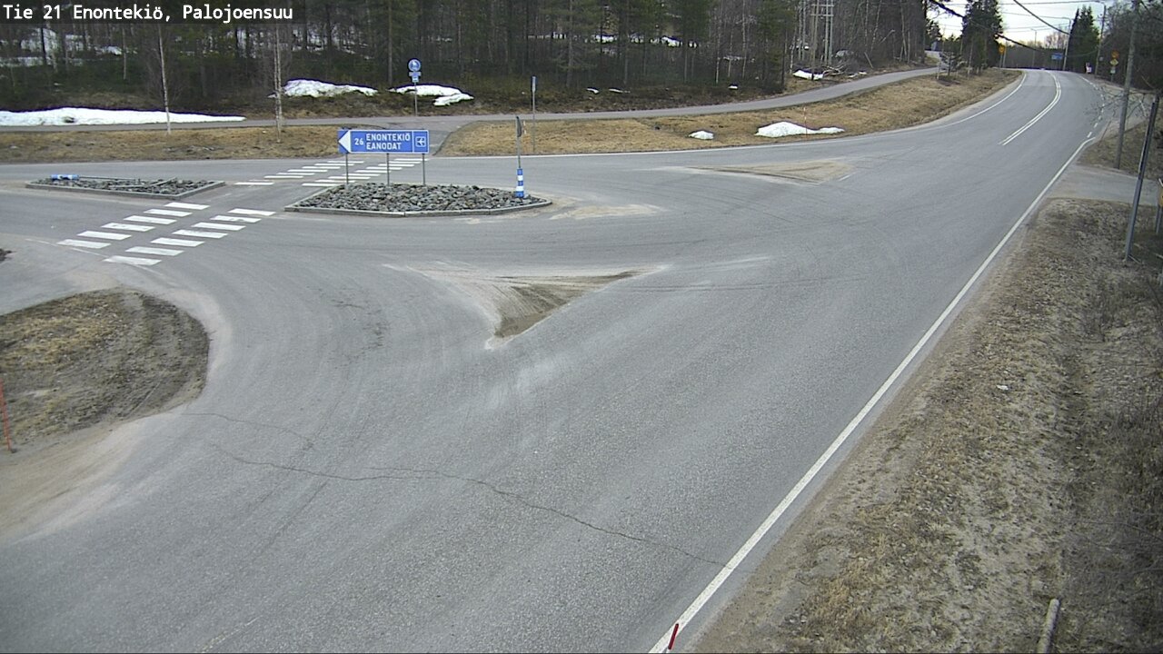 Weather Camera Image Road 21 Enontekiö, Palojoensuu, Enontekiö, Lappi