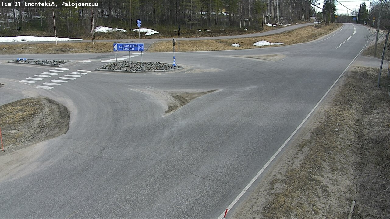 Weather Camera Image Väg 21 Enontekis, Palojoensuu, Enontekiö, Lappi