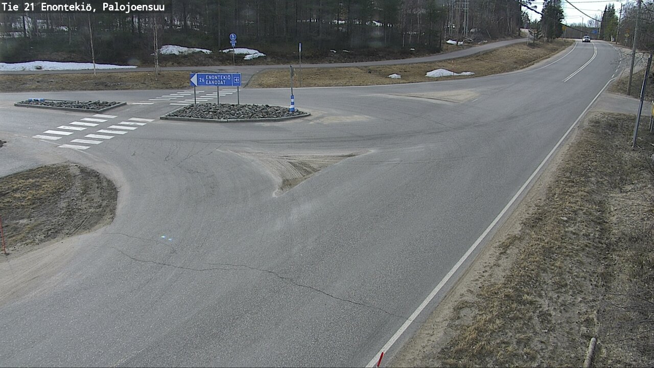 Weather Camera Image Road 21 Enontekiö, Palojoensuu, Enontekiö, Lappi