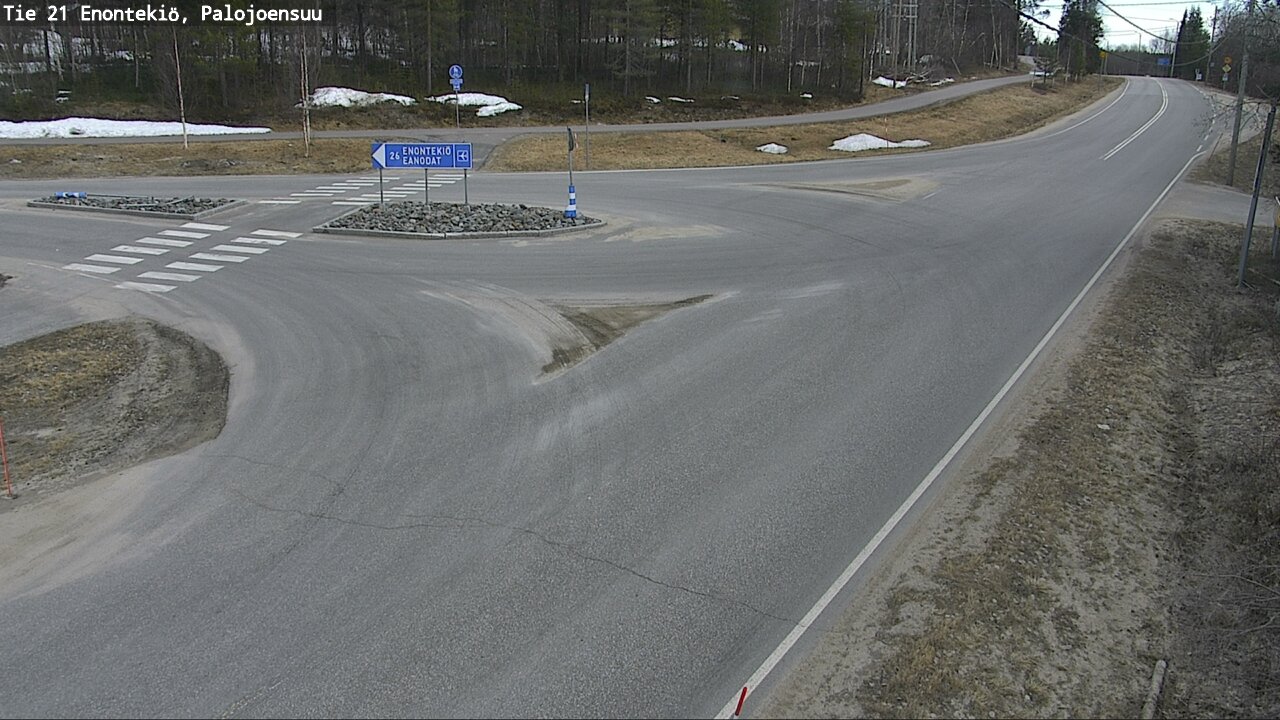 Weather Camera Image Väg 21 Enontekis, Palojoensuu, Enontekiö, Lappi