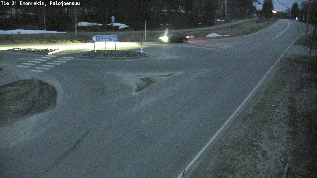 Weather Camera Image Road 21 Enontekiö, Palojoensuu, Enontekiö, Lappi