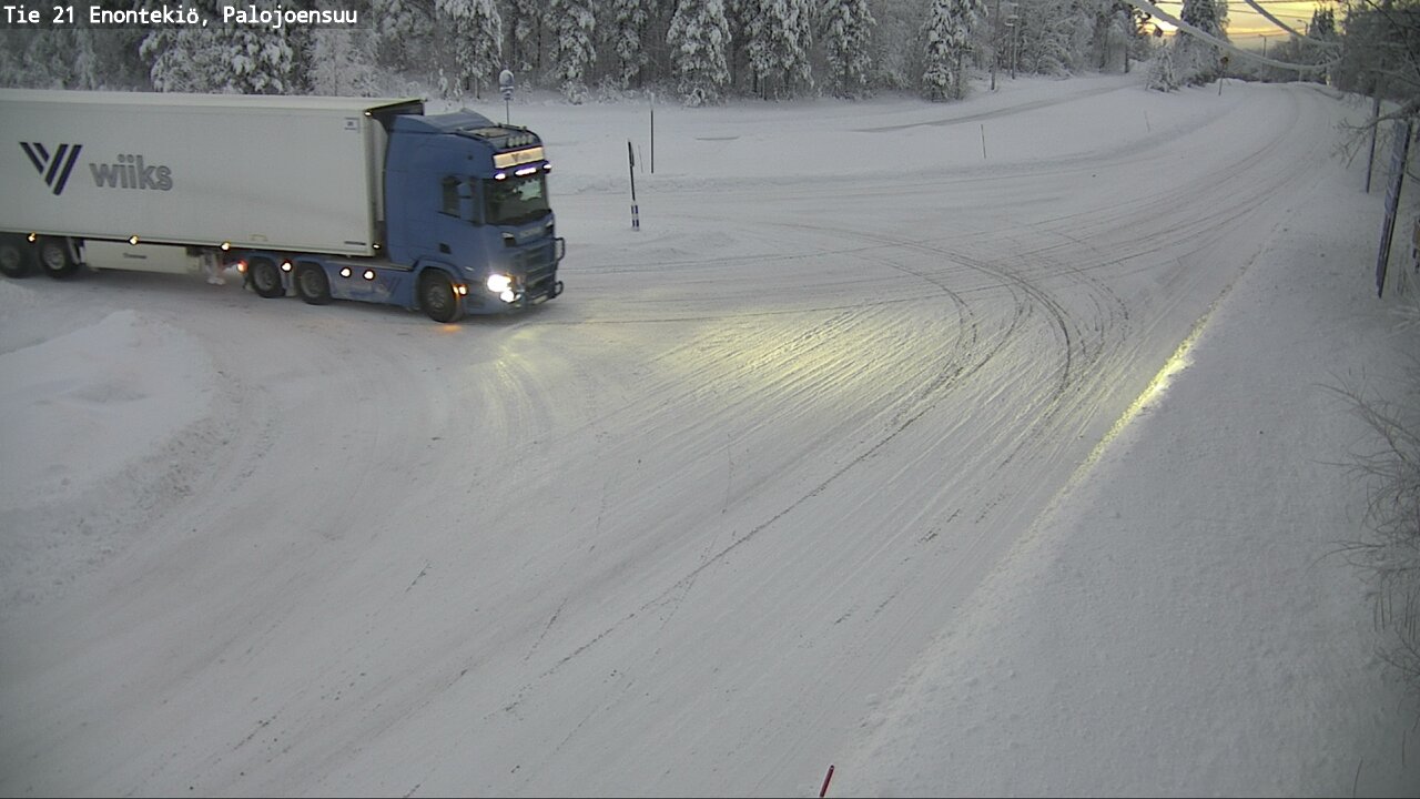 Weather Camera Image Road 21 Enontekiö, Palojoensuu, Enontekiö, Lappi