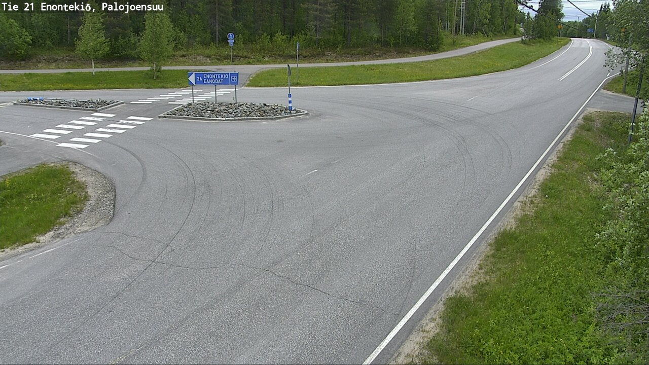 Weather Camera Image Road 21 Enontekiö, Palojoensuu, Enontekiö, Lappi