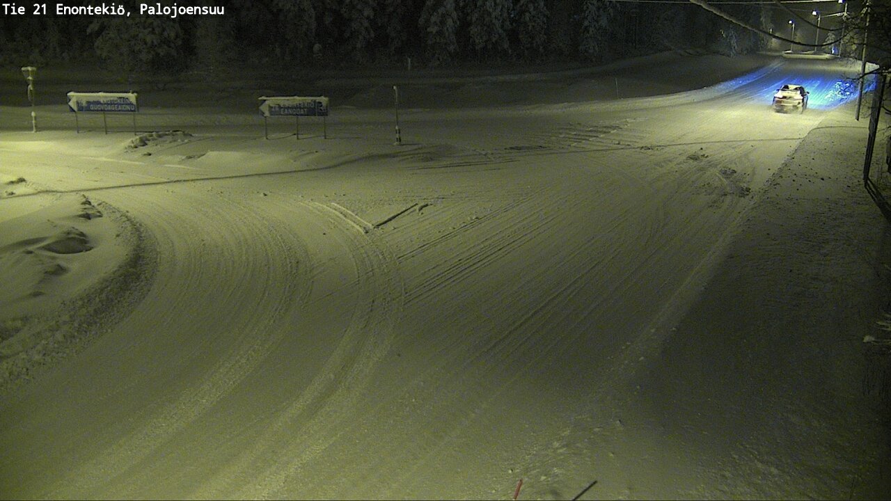 Weather Camera Image Väg 21 Enontekis, Palojoensuu, Enontekiö, Lappi