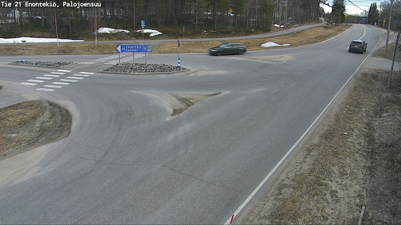 Weather Camera Image Väg 21 Enontekis, Palojoensuu, Enontekiö, Lappi
