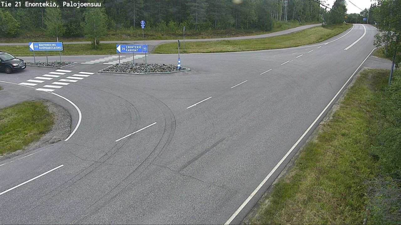 Weather Camera Image Road 21 Enontekiö, Palojoensuu, Enontekiö, Lappi
