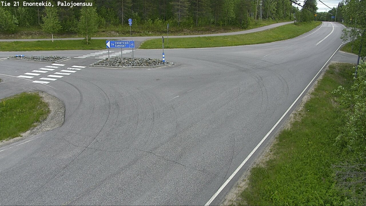 Weather Camera Image Road 21 Enontekiö, Palojoensuu, Enontekiö, Lappi