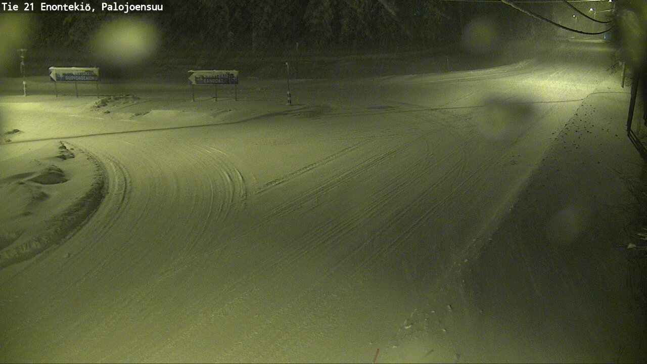 Weather Camera Image Väg 21 Enontekis, Palojoensuu, Enontekiö, Lappi