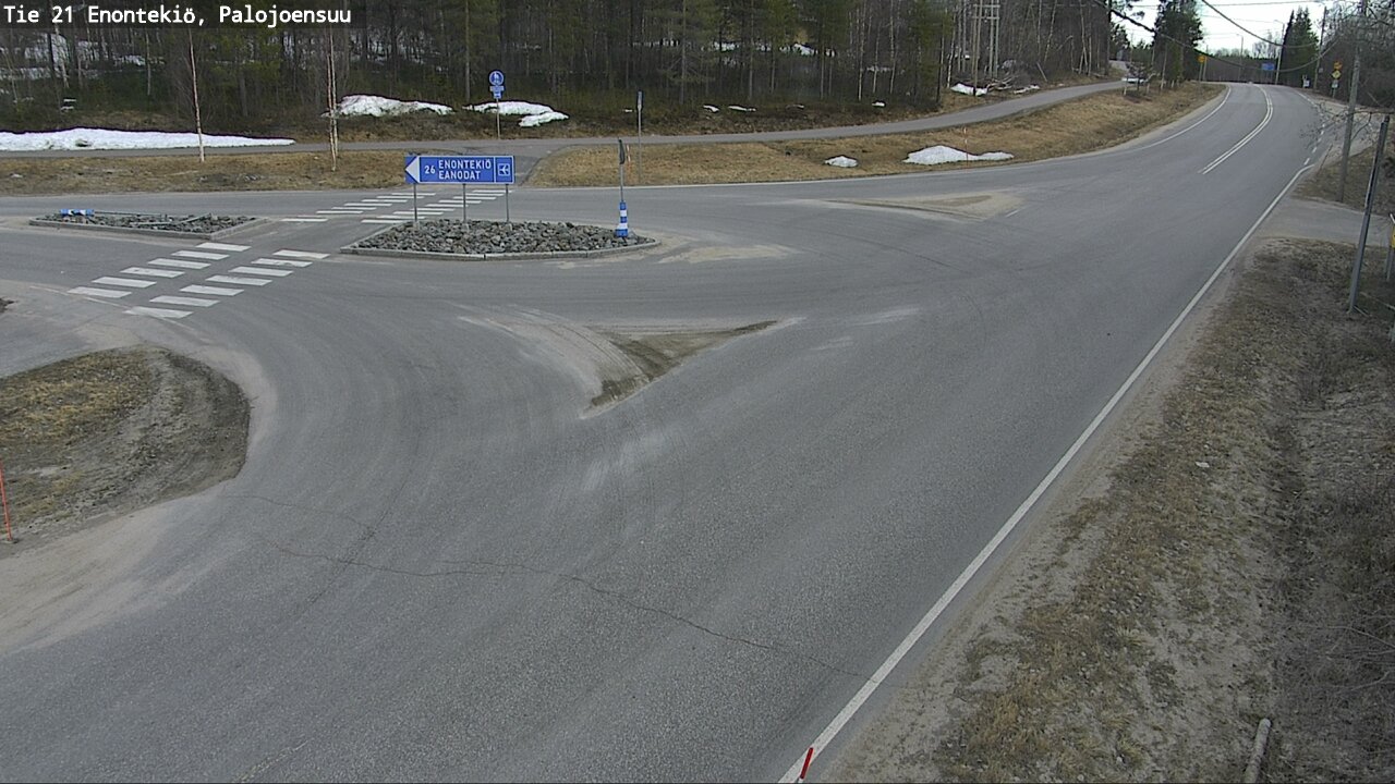 Weather Camera Image Väg 21 Enontekis, Palojoensuu, Enontekiö, Lappi