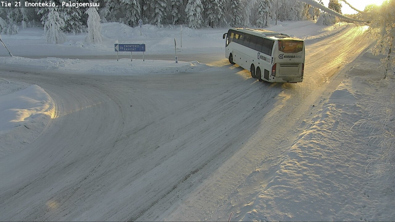 Weather Camera Image Väg 21 Enontekis, Palojoensuu, Enontekiö, Lappi