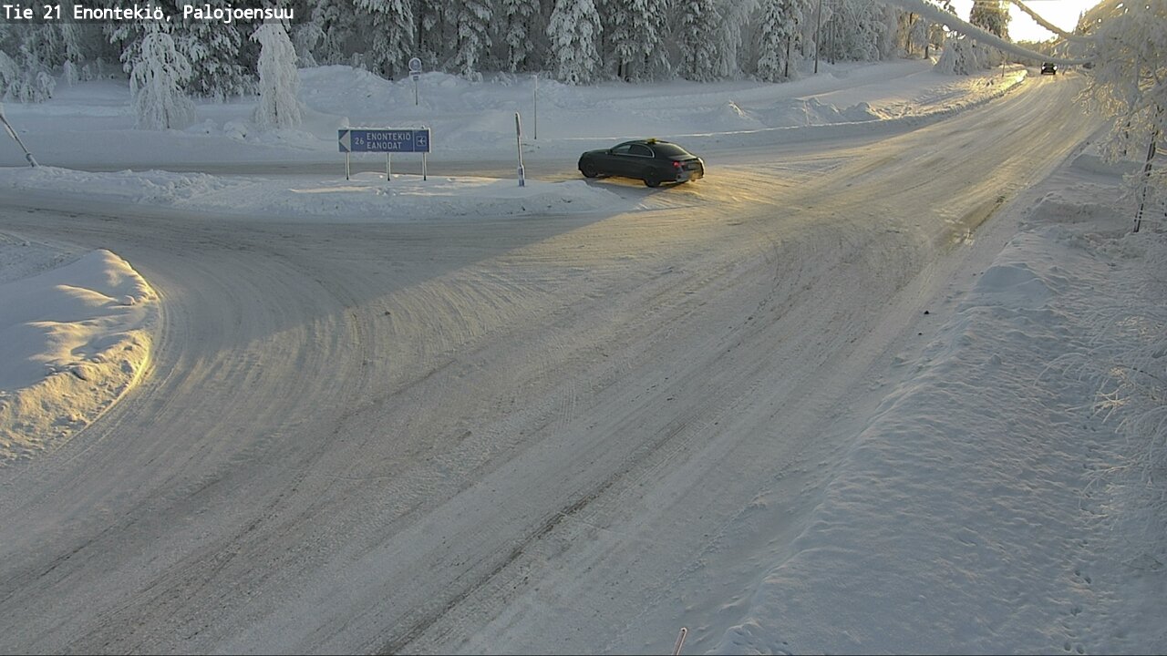Weather Camera Image Väg 21 Enontekis, Palojoensuu, Enontekiö, Lappi