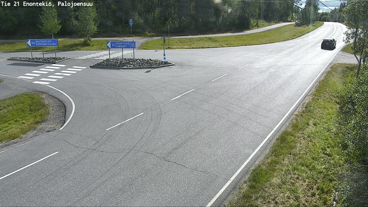 Weather Camera Image Road 21 Enontekiö, Palojoensuu, Enontekiö, Lappi