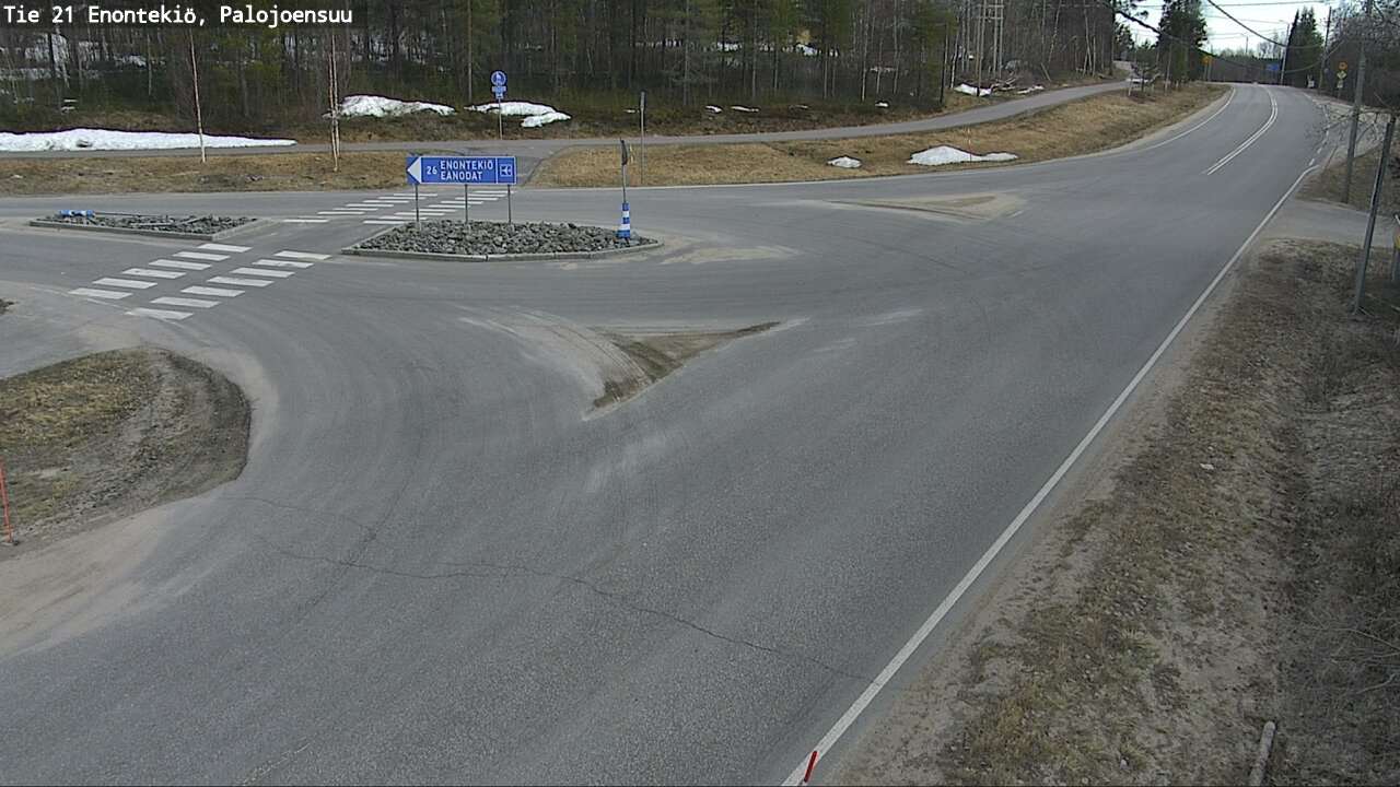 Weather Camera Image Väg 21 Enontekis, Palojoensuu, Enontekiö, Lappi