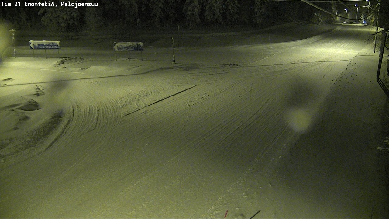 Weather Camera Image Väg 21 Enontekis, Palojoensuu, Enontekiö, Lappi