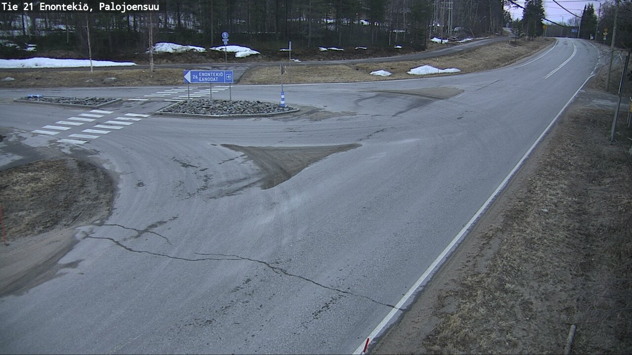 Weather Camera Image Väg 21 Enontekis, Palojoensuu, Enontekiö, Lappi