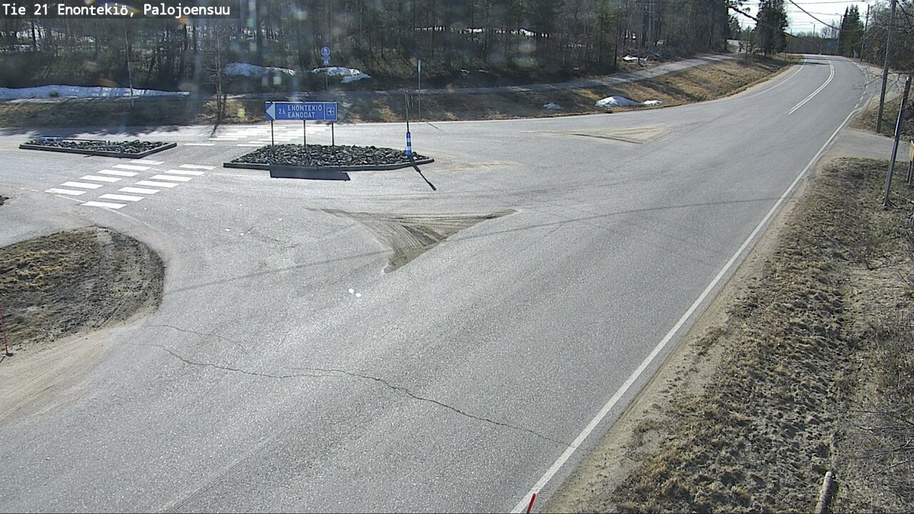 Weather Camera Image Road 21 Enontekiö, Palojoensuu, Enontekiö, Lappi