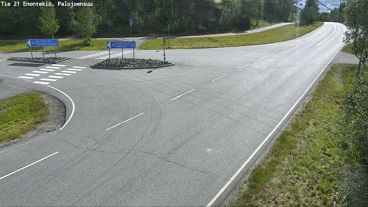 Weather Camera Image Väg 21 Enontekis, Palojoensuu, Enontekiö, Lappi