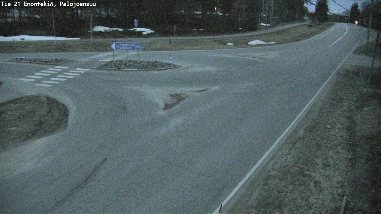 Weather Camera Image Road 21 Enontekiö, Palojoensuu, Enontekiö, Lappi