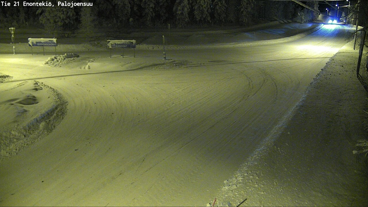 Weather Camera Image Väg 21 Enontekis, Palojoensuu, Enontekiö, Lappi