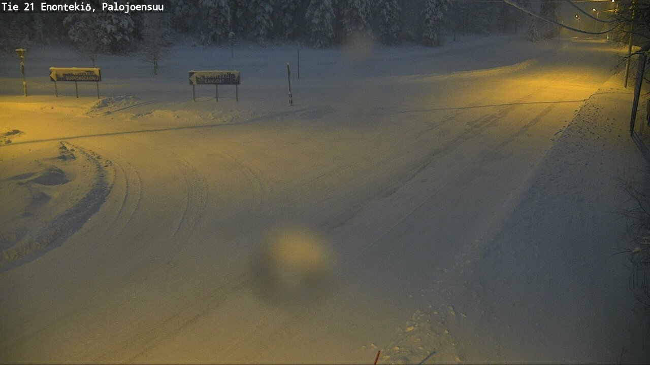 Weather Camera Image Väg 21 Enontekis, Palojoensuu, Enontekiö, Lappi