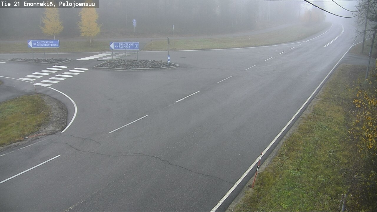 Weather Camera Image Road 21 Enontekiö, Palojoensuu, Enontekiö, Lappi