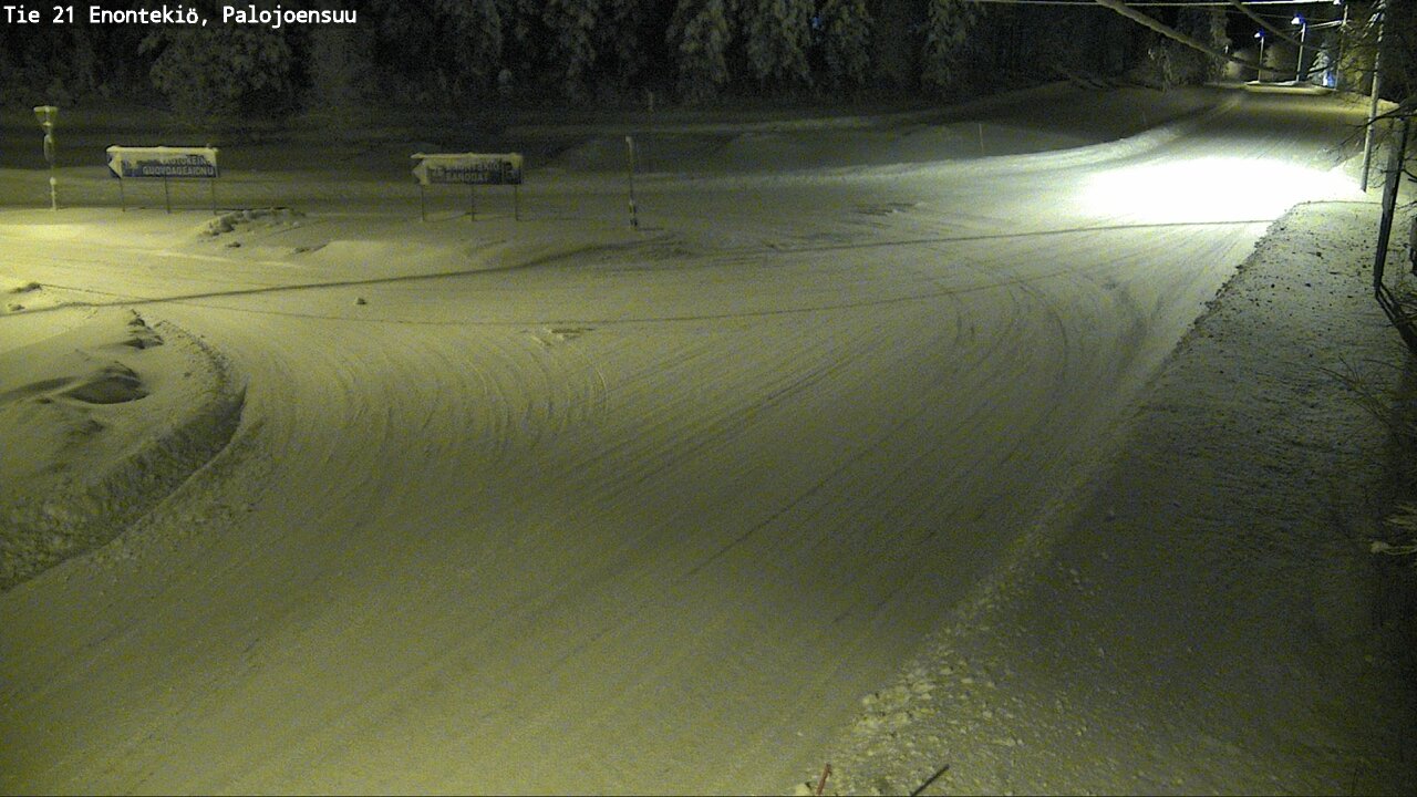 Weather Camera Image Väg 21 Enontekis, Palojoensuu, Enontekiö, Lappi