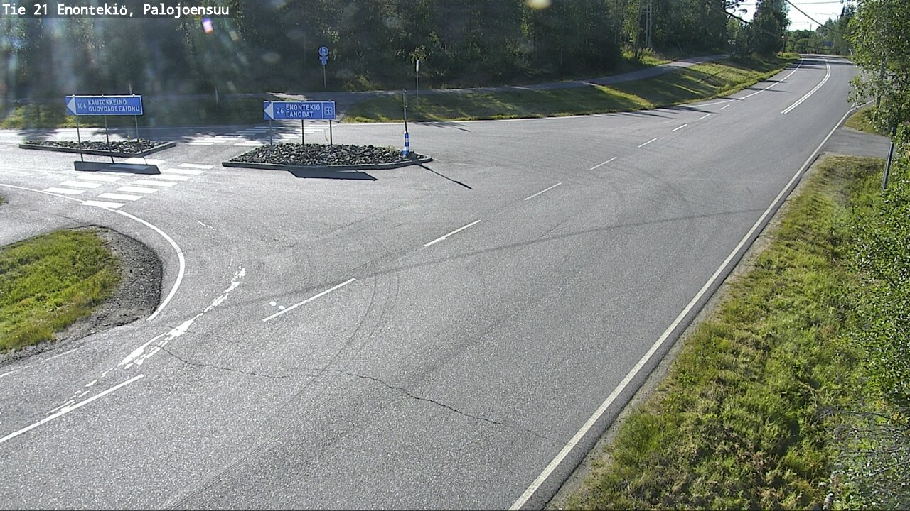 Weather Camera Image Väg 21 Enontekis, Palojoensuu, Enontekiö, Lappi