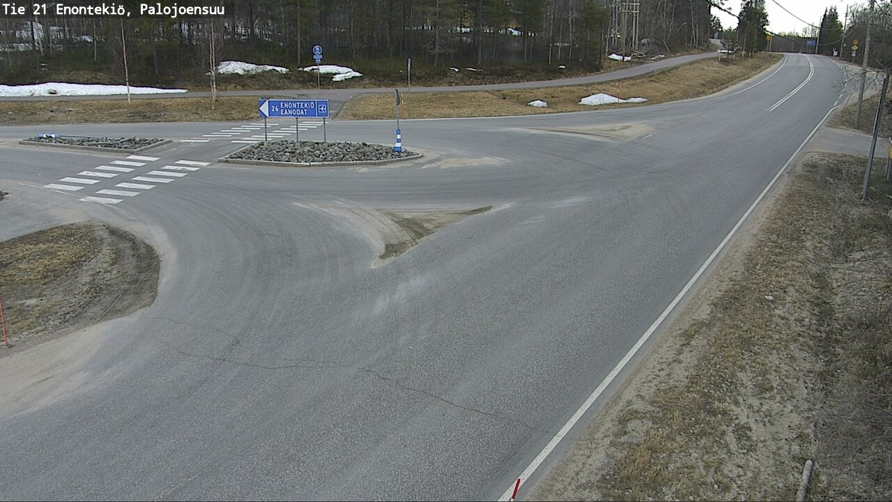 Weather Camera Image Väg 21 Enontekis, Palojoensuu, Enontekiö, Lappi