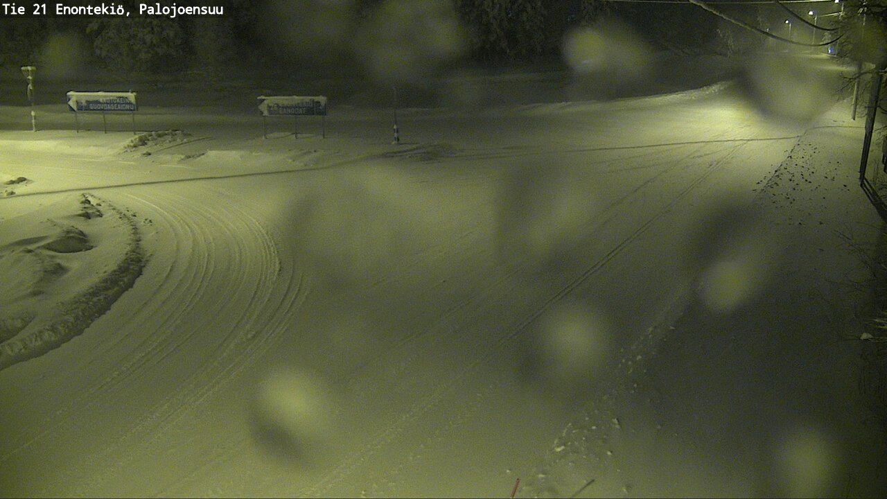 Weather Camera Image Väg 21 Enontekis, Palojoensuu, Enontekiö, Lappi