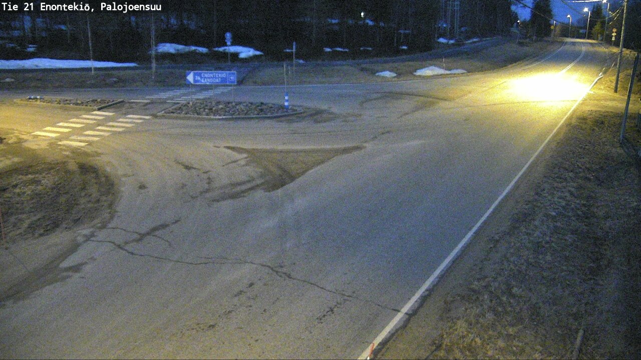 Weather Camera Image Väg 21 Enontekis, Palojoensuu, Enontekiö, Lappi