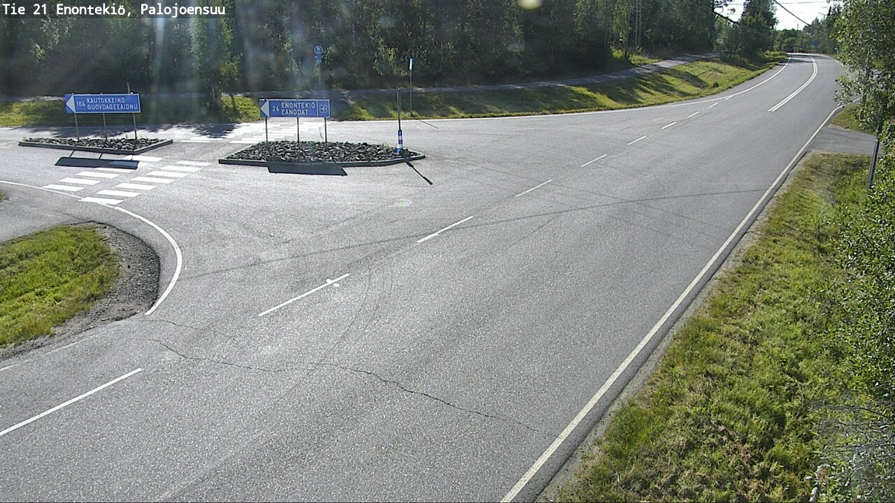 Weather Camera Image Väg 21 Enontekis, Palojoensuu, Enontekiö, Lappi