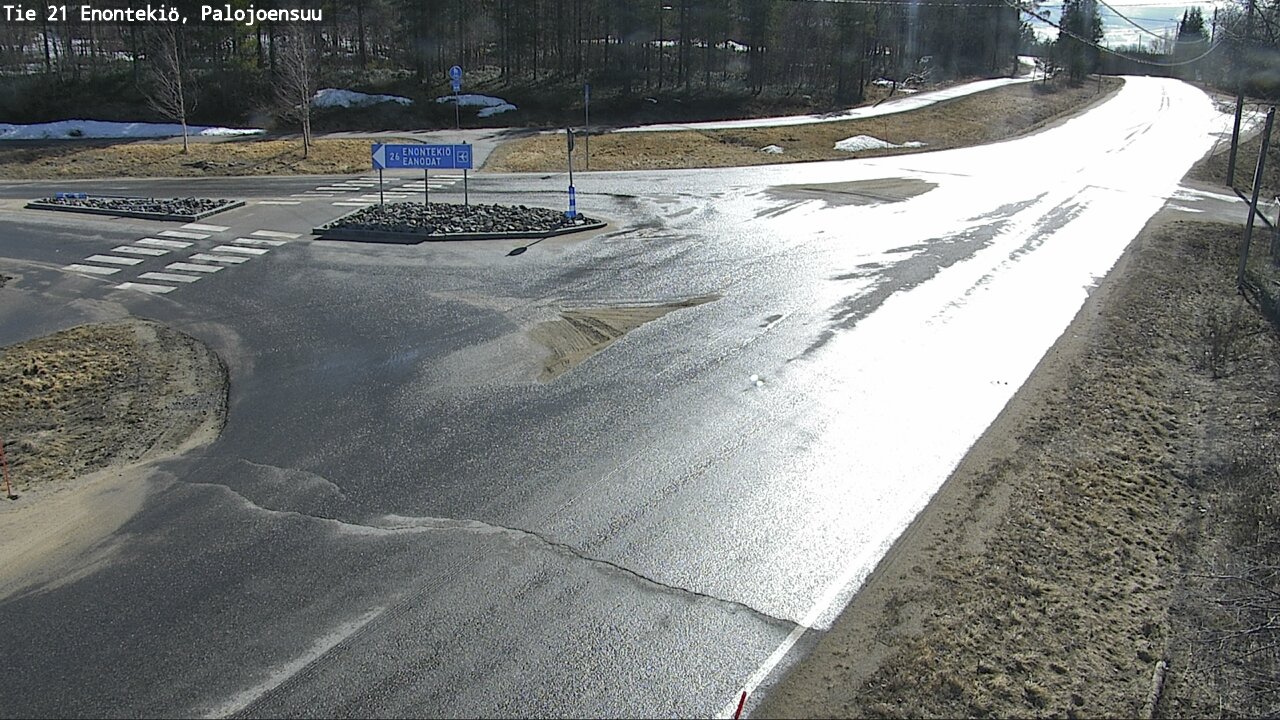 Weather Camera Image Road 21 Enontekiö, Palojoensuu, Enontekiö, Lappi