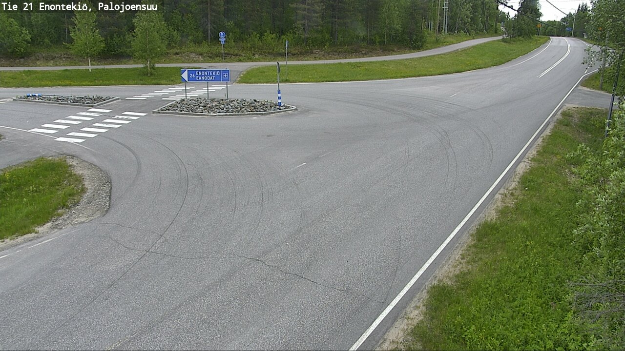 Weather Camera Image Väg 21 Enontekis, Palojoensuu, Enontekiö, Lappi