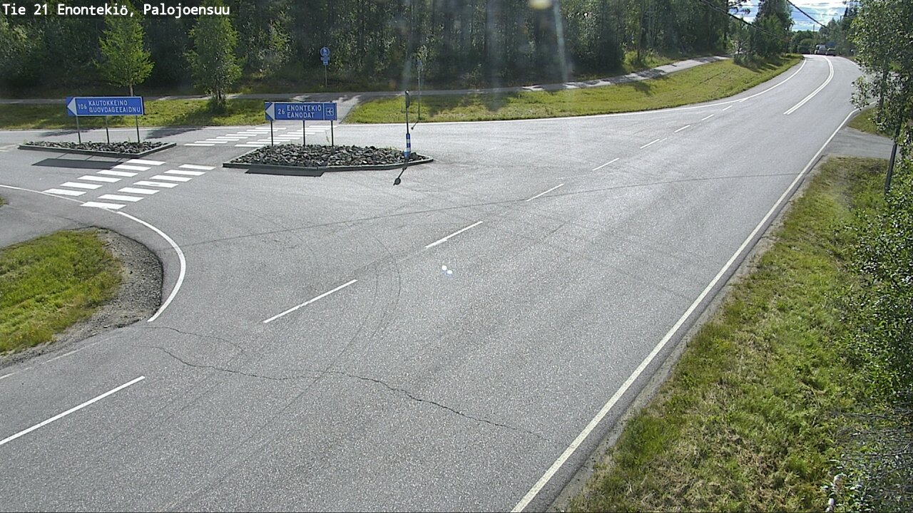 Weather Camera Image Road 21 Enontekiö, Palojoensuu, Enontekiö, Lappi