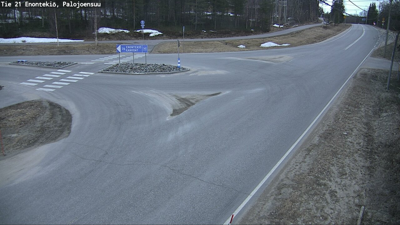 Weather Camera Image Väg 21 Enontekis, Palojoensuu, Enontekiö, Lappi