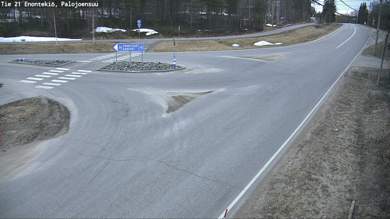 Weather Camera Image Road 21 Enontekiö, Palojoensuu, Enontekiö, Lappi