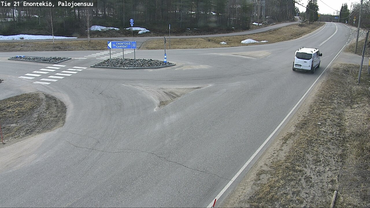 Weather Camera Image Road 21 Enontekiö, Palojoensuu, Enontekiö, Lappi