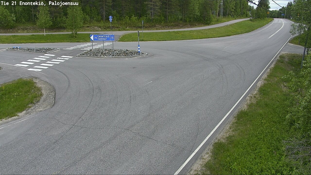 Weather Camera Image Road 21 Enontekiö, Palojoensuu, Enontekiö, Lappi