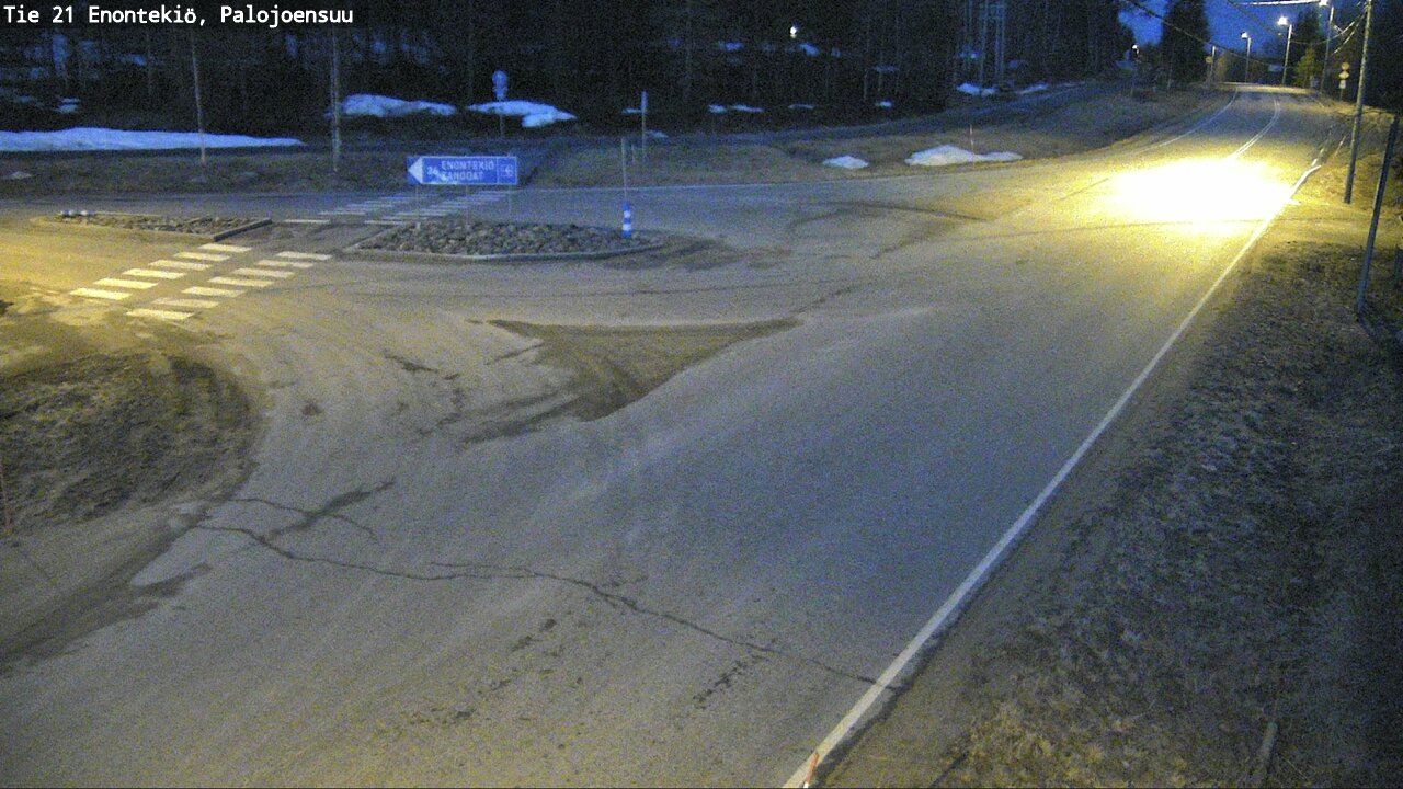 Weather Camera Image Väg 21 Enontekis, Palojoensuu, Enontekiö, Lappi