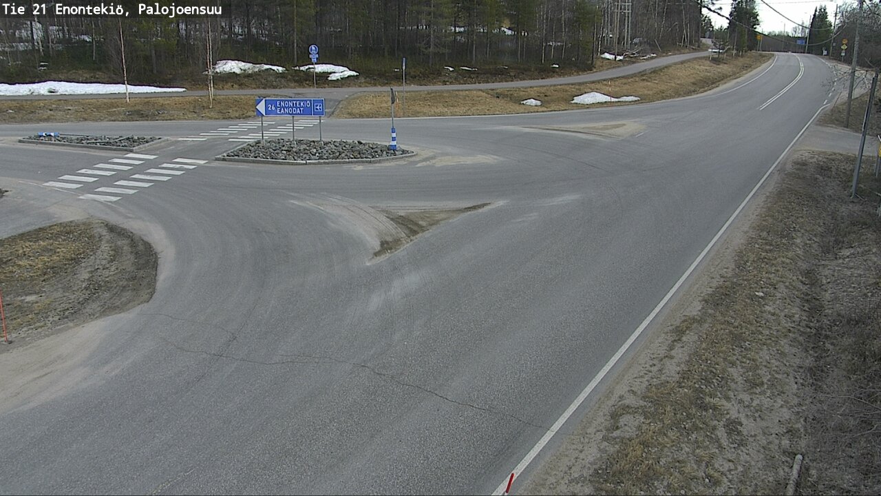 Weather Camera Image Väg 21 Enontekis, Palojoensuu, Enontekiö, Lappi