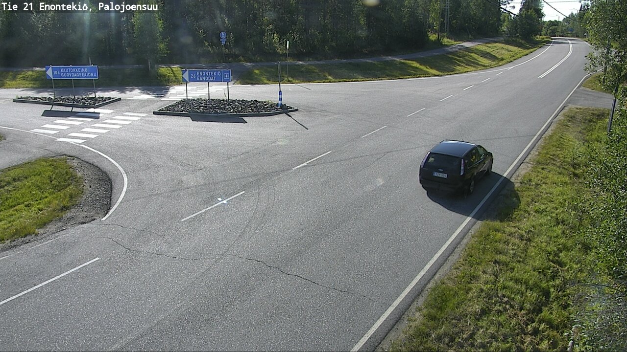 Weather Camera Image Väg 21 Enontekis, Palojoensuu, Enontekiö, Lappi