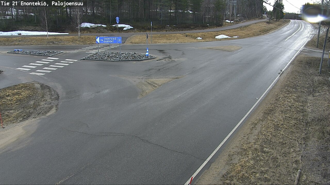 Weather Camera Image Road 21 Enontekiö, Palojoensuu, Enontekiö, Lappi