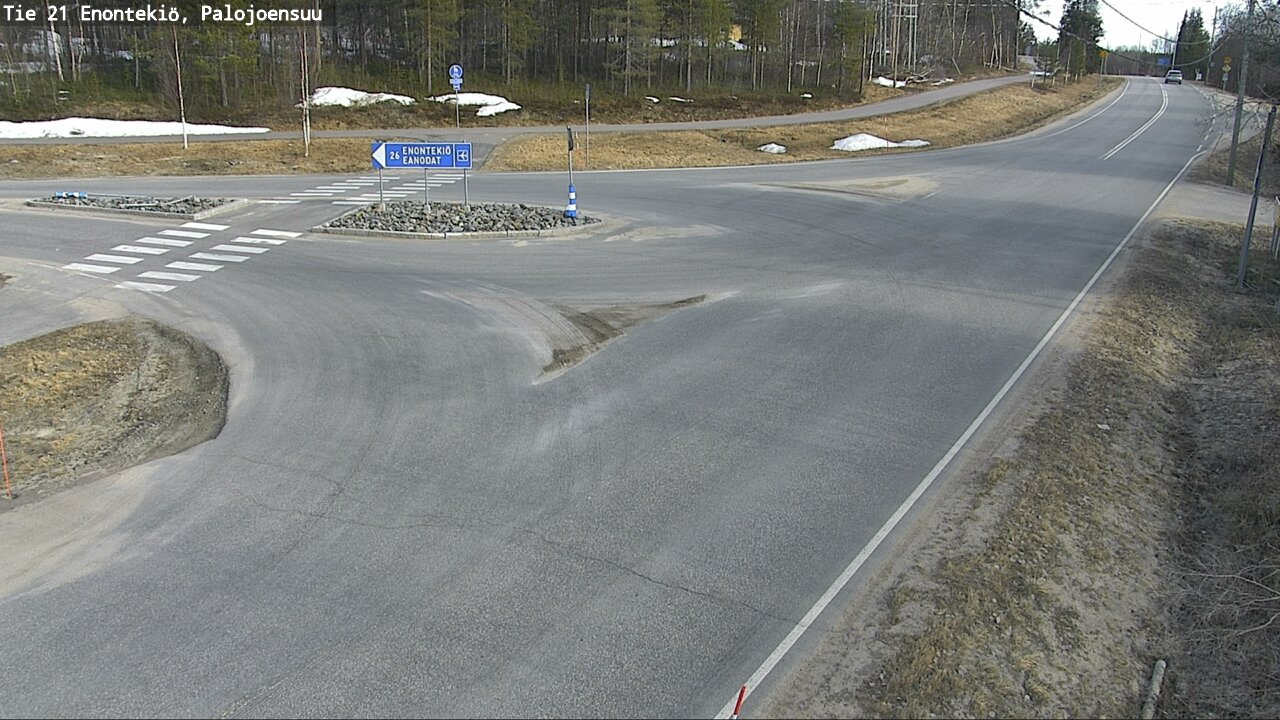 Weather Camera Image Väg 21 Enontekis, Palojoensuu, Enontekiö, Lappi