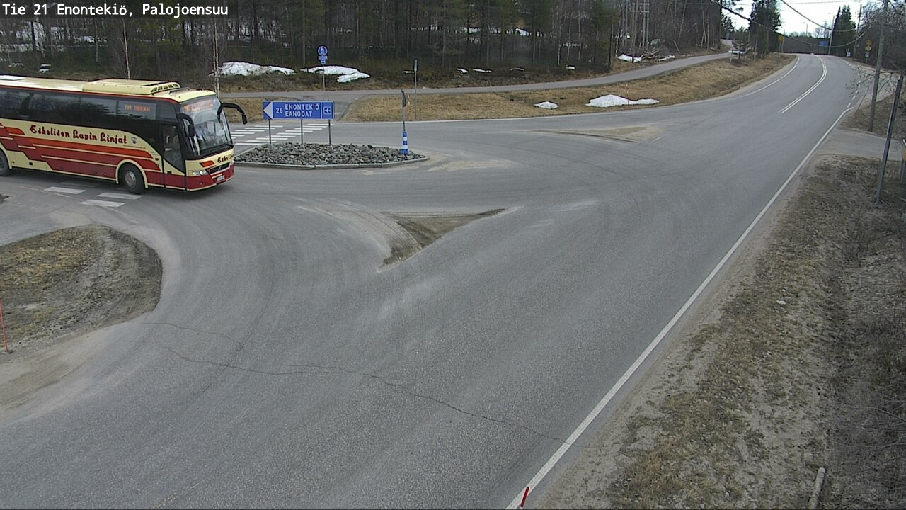 Weather Camera Image Väg 21 Enontekis, Palojoensuu, Enontekiö, Lappi